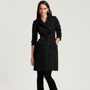 Burberry Wearhead Trench Coat w Lining - black, US 8, new w detached tags